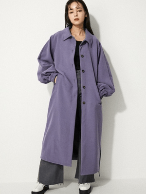 LAGUA GEM SOUTIEN COLLAR BELT COAT