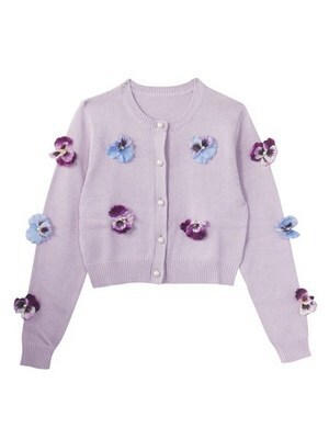Honey mi Honey Pansy knit cardigan