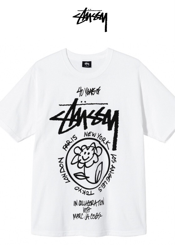 STUSSY MARC JACOBS WORLD TOUR TEE