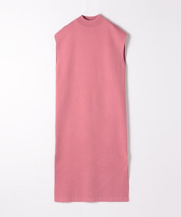 CABaN コットンカシミヤ ノースリーブロングドレス
