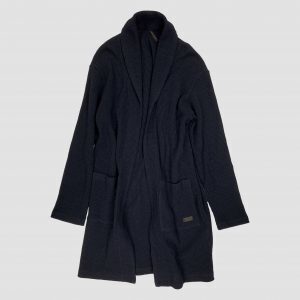 CUSTOM CULTURE 度詰めワッフル　ショールカラーコーディガン