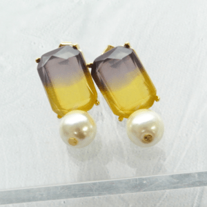 mia trim 【m-183P PU】 バイカラーアクリルピアス