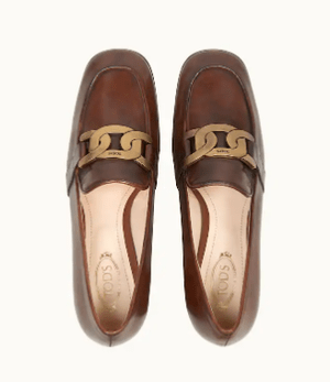 TOD’S ケイト レザー パンプス - ブラウン