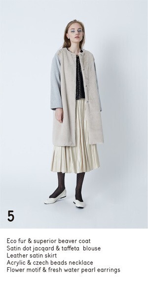 STELLA CIFFON Ecofur & superior beaver coat