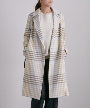 SALON adam et rope' ダブルチェスターコート