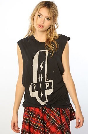 UNIF The Rip Shit Tee in Faded