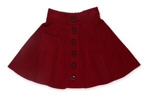 西松屋 前ポケット付きコーデュロイスカパン