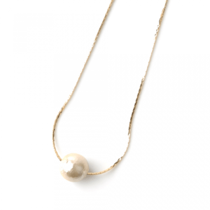 cream dot パールネックレス
