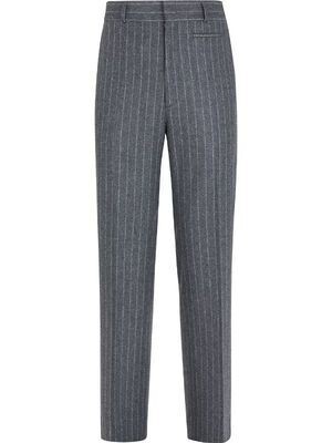 FENDI ストライプ ストレートパンツ