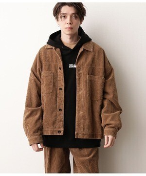 JUNRed コーデュロイショートブルゾン
