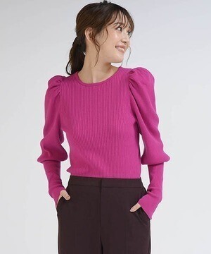 Droite lautreamont ≪手洗い可能≫SUNNYリブニット