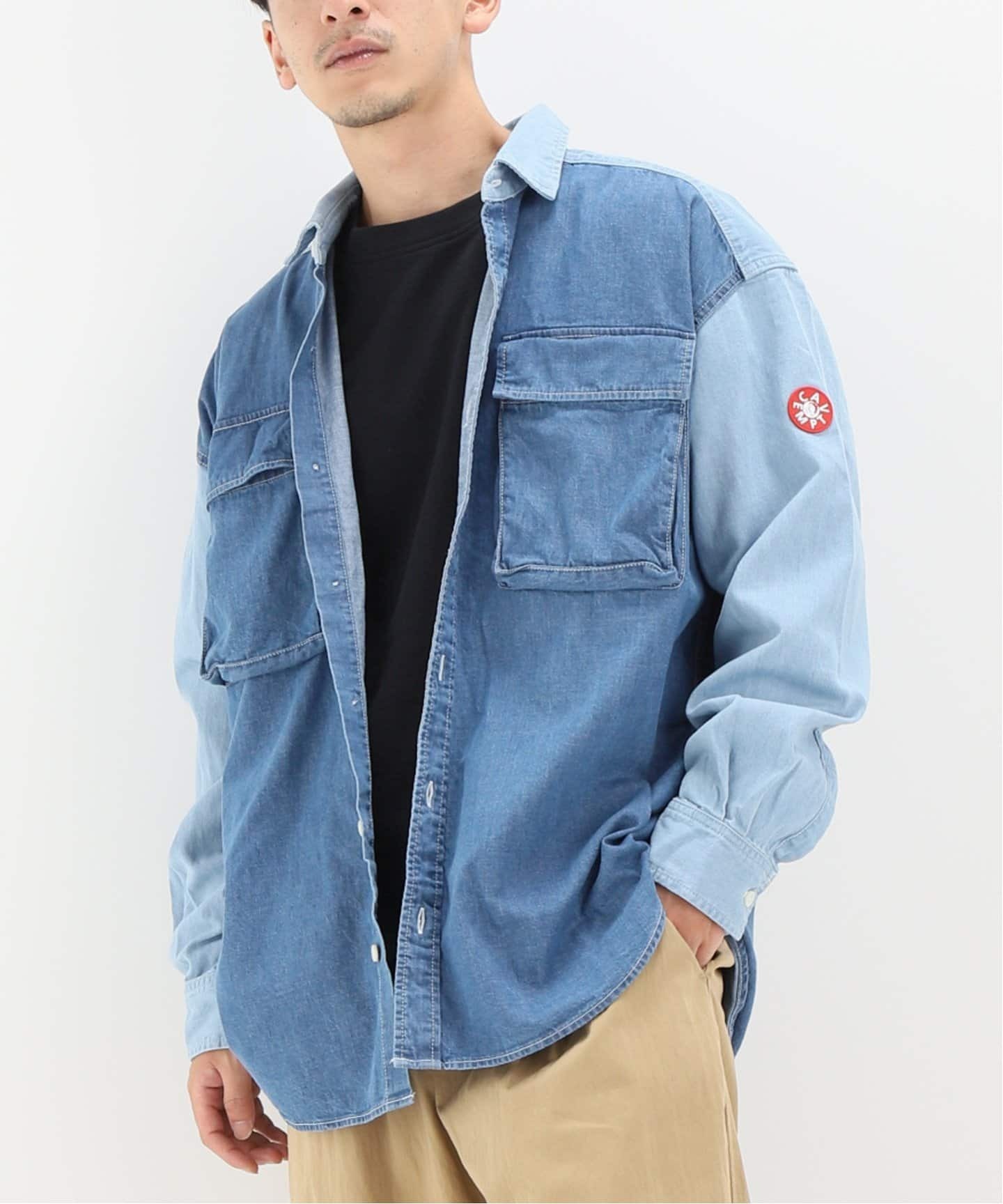 C.E TWO COLOUR DENIM SHIRT