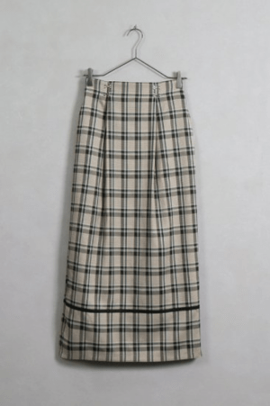 &g’aime Check tight skirt (988-67608)