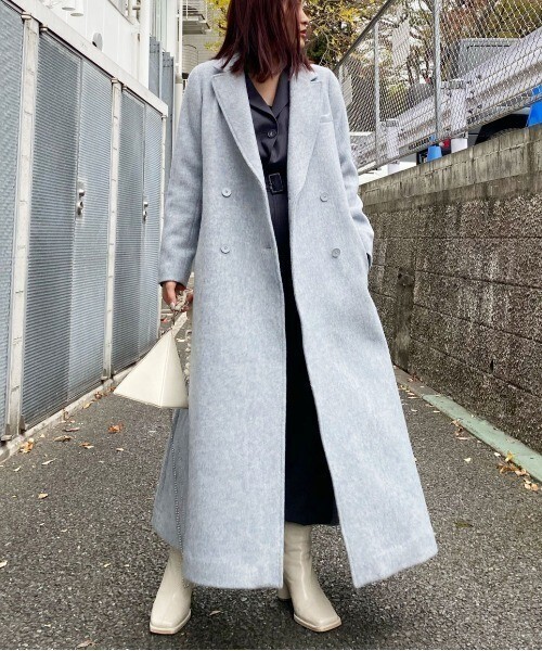AMERI UNDRESSED BACK FLARE COAT