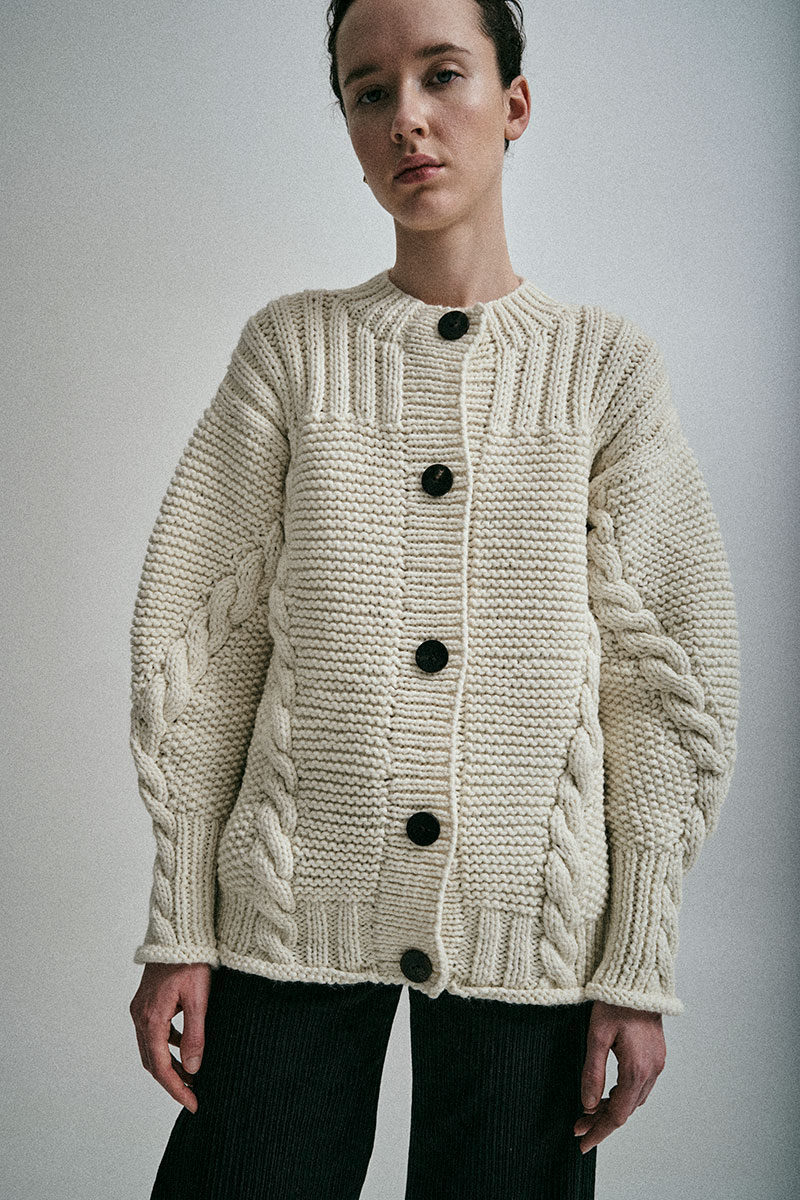 SAYAKA DAVIS Cable Cardigan