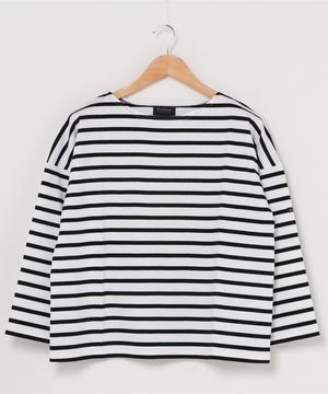 Le minor PETIT COPAIN　ボーダードロップショルダーTシャツ