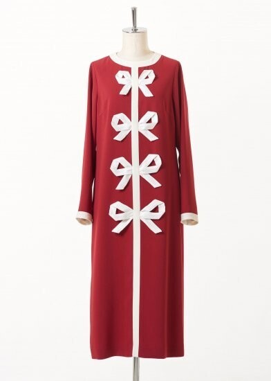 ADELLY Ribbon bicolor dress