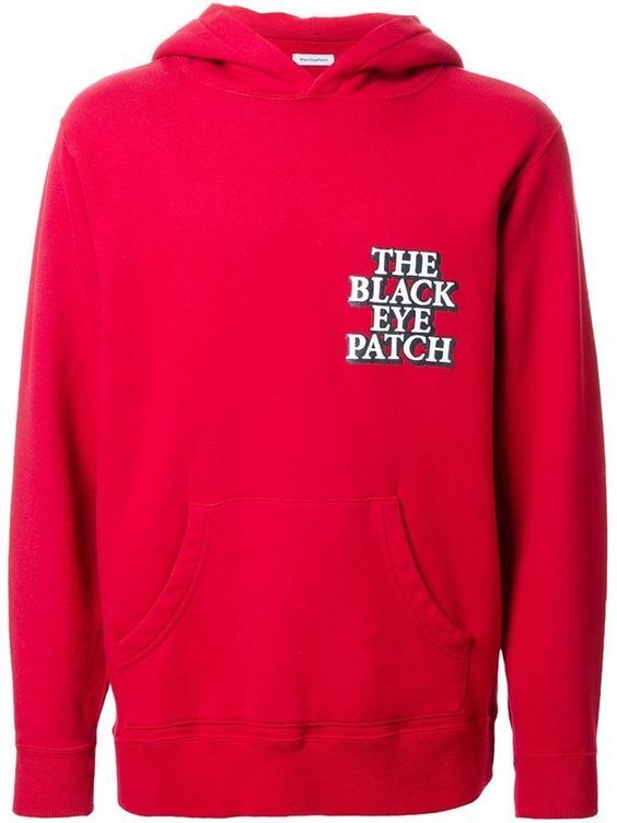 Black Eye Patch logo hoodie