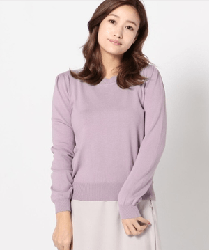 MISCH MASCH スカラネックバックパールニット