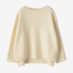 Dolce. サイドスリットプルオーバーニット【white】