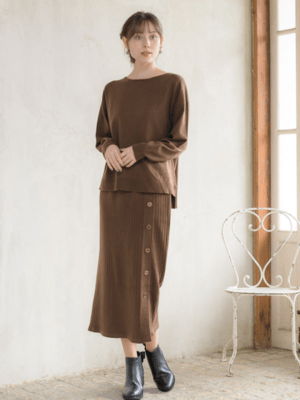 Rewde 【Washable】ニットセットアップ(0R05-10198)