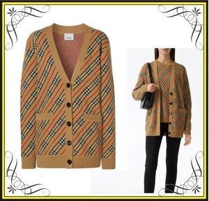 バーバリー 【BURBERRY】Striped merino  cardigan　カーディガン (Burberry/カーディガン) 8033236【BUYMA】