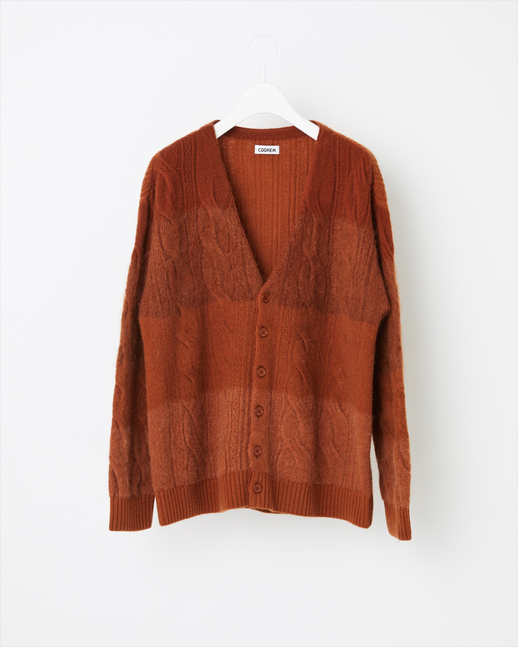 COOHEM ANIMAL GRADATION CARDIGAN