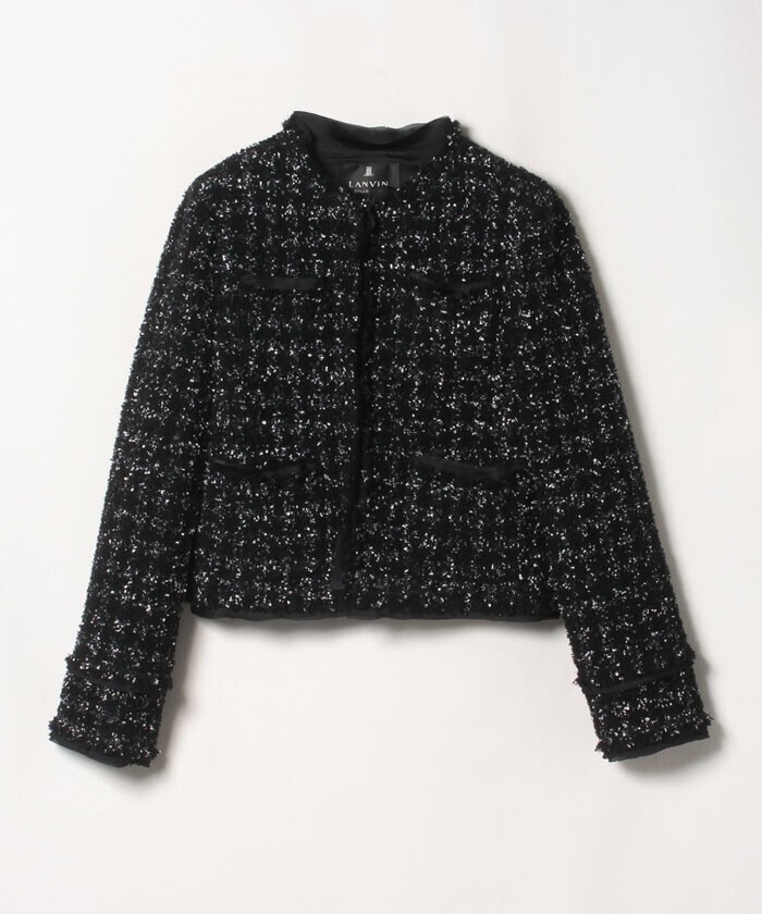 LANVIN COLLECTION モールツイードジャケット