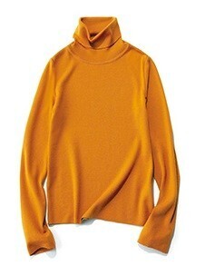 FOXEY Turtle Neck Knit Top “Misty”
