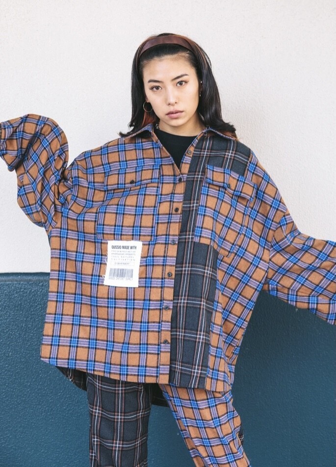 Qussio HIS GARDENER CHECK SHIRT
