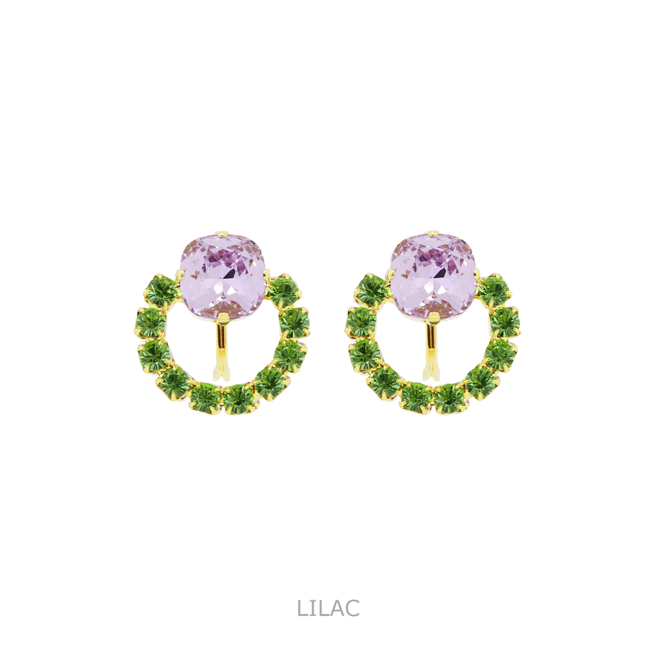 CITRON Bijoux Crystal Ring Earrings