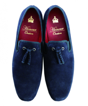 Honour Ovation 【1020】 NAVY　メンズ タッセル付 サイドゴア モカシン