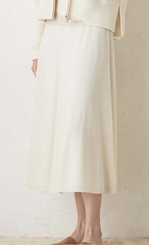 EPOCA 【 LA MAGLIA IN CASA】ニットフレアスカート
