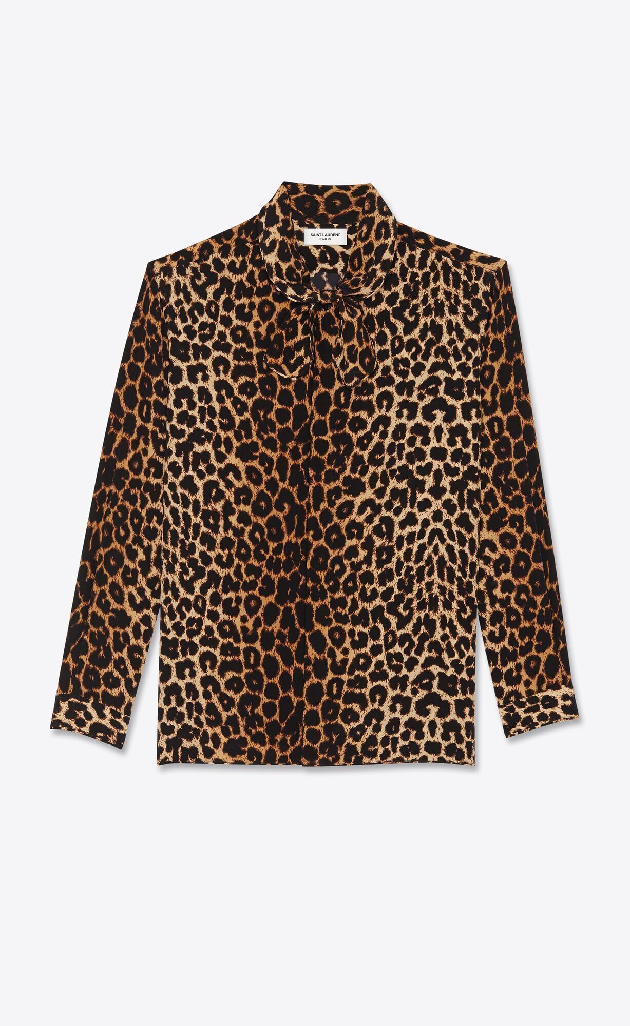 SAINT LAURENT ラヴァリエネック シャツ