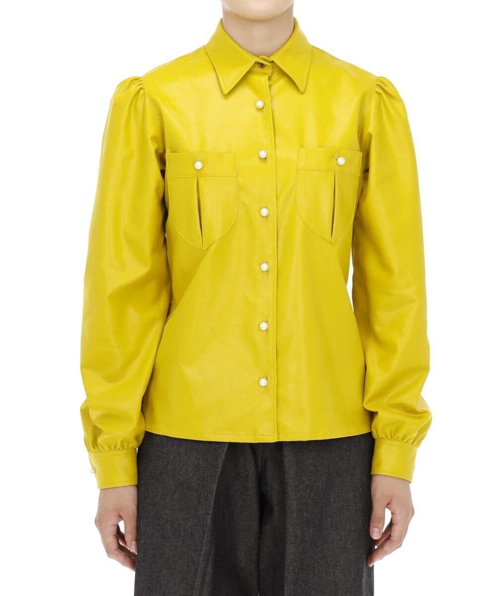 JOHN LAWRENCE SULLIVAN GATHERED SLEEVE SHIRT