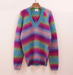 FUMIE=TANAKA mohair Vneck