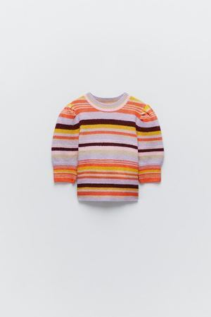 ZARA ボーダー柄ニットセーター