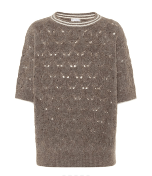 BRUNELLO CUCINELLI Mohair and wool-blend sweater