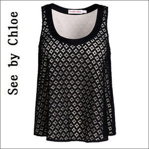 SEE BY CHLOE ースリーブ レーストップス