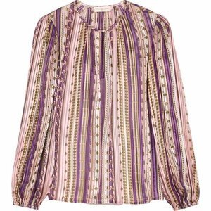 Tory Burch Printed Chiffon Blouse