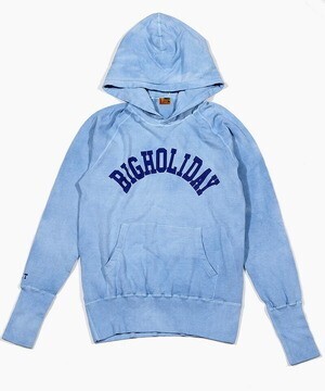 TMT GAUZE MINI FRENCH TERRY HOODIE INDIGO DYED(BIGHOLIDAY) パーカー