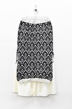 YUKI SHIMANE Jacquard Knit Skirt