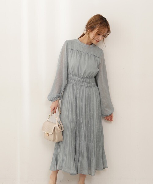 PROPORTION BODY DRESSING ドットドビーシアーワンピース