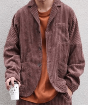 antiqua コーデュロイジャケット メンズ アウター 長袖・zk-00049m