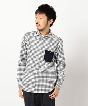 GLOSTER オックスハンドステッチシャツ