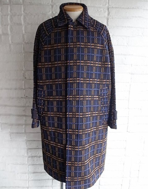 COOHEM RETRO CHECK TWEED COAT