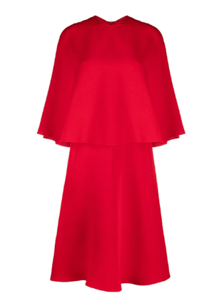 VALENTINO ケープスタイル ドレス
