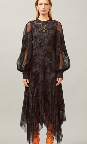 Tory Burch エンベリッシュ ギピュール ドレス
