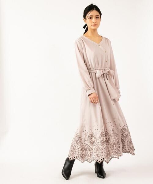 TOCCA 【TOCCA LAVENDER】Ethical Embroidered Shirt Dress ドレス