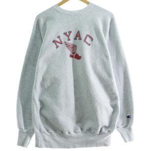 Champion リバースウィーブ 刺繍タグ カレッジスウェットシャツ トレーナー